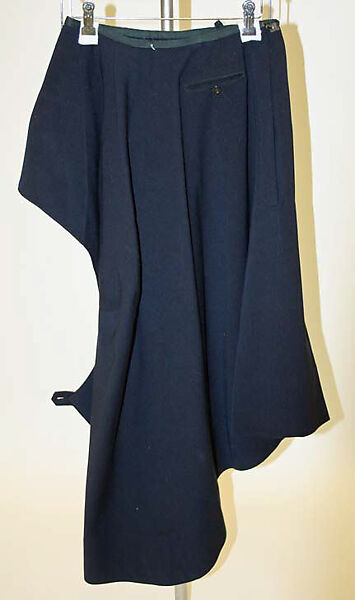 Riding habit, wool, leather, British