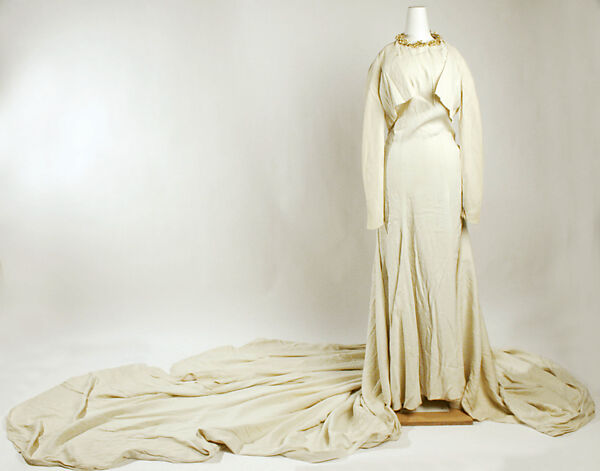 Wedding dress, [no medium available], American 