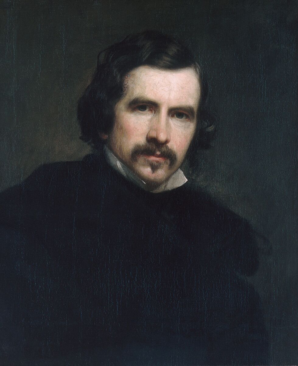 Portrait of the Artist, George P. A. Healy (1813–1894), Oil on canvas, American 