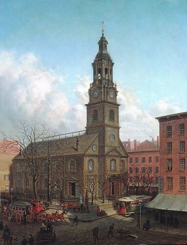 The North Dutch Church, Fulton and William Streets, New York