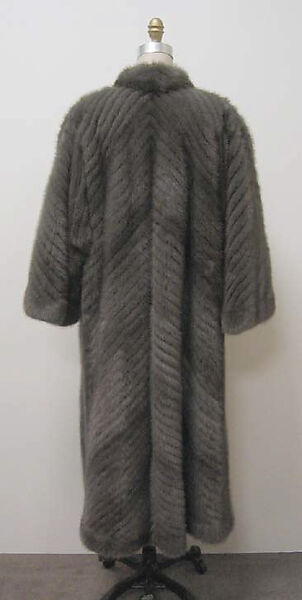 Coat, House of Dior (French, founded 1946), fur, leather, plastic, French