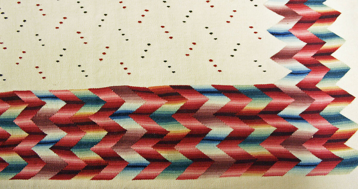 Poncho, wool, Mexico