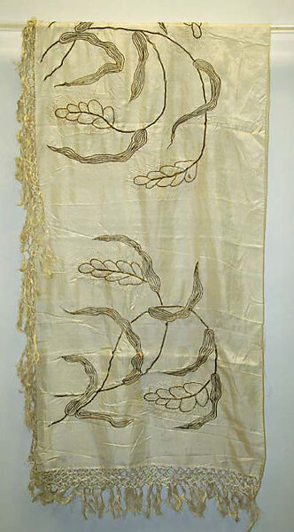 Textile, silk, American or European 