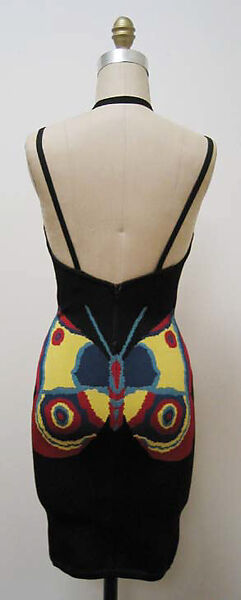 Dress, Azzedine Alaïa (French (born Tunisia), Tunis 1935–2017 Paris), synthetic, French