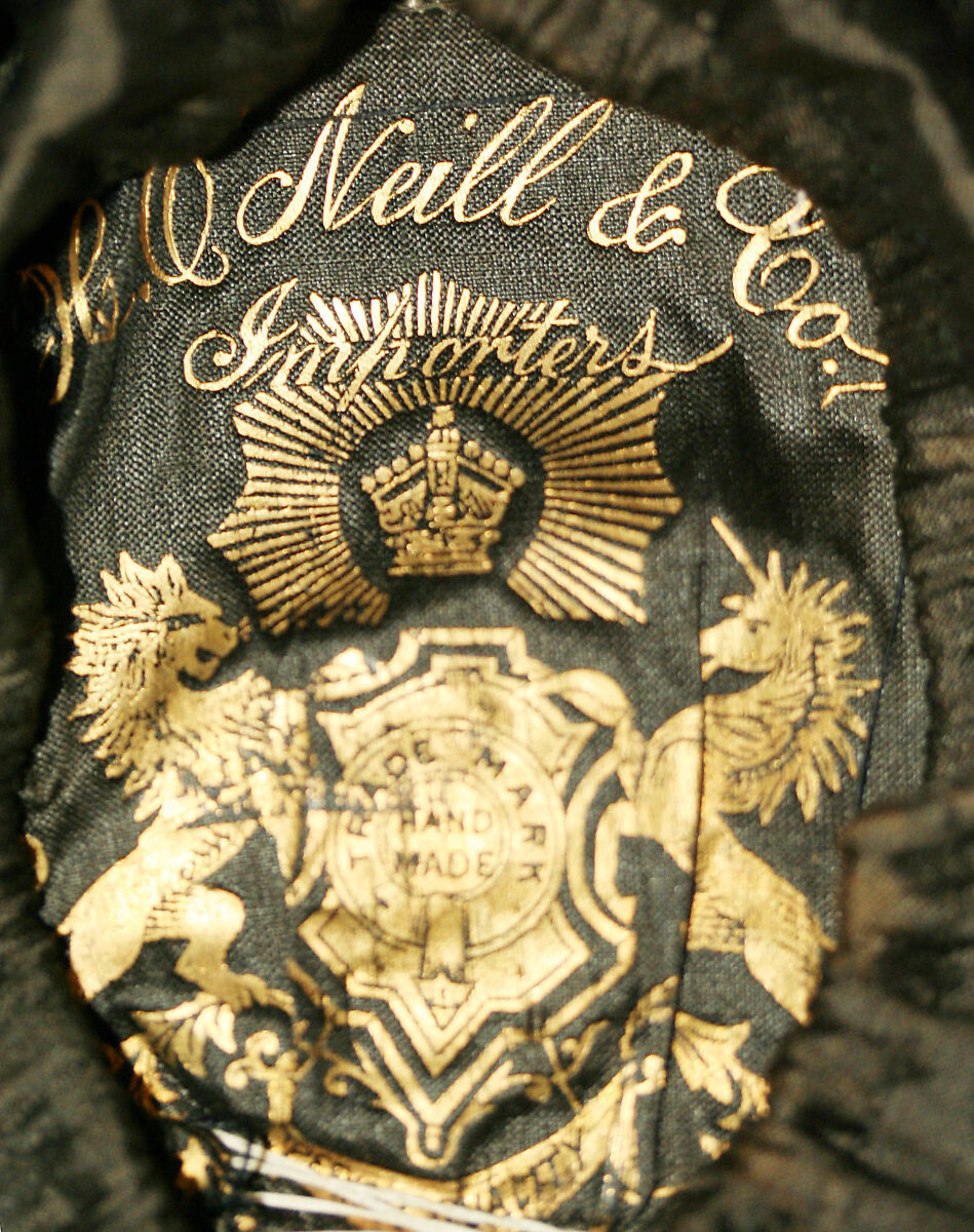 Hat, H. O'Neill &amp; Co. (American, New York), straw, silk, American