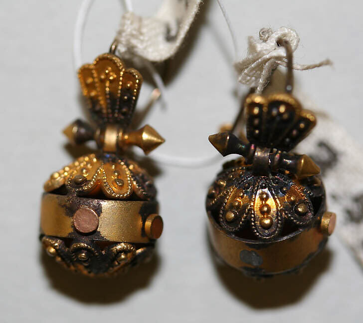 Earrings, [no medium available], American 