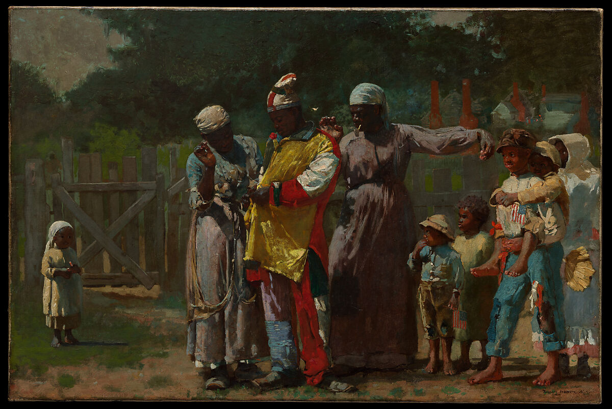 Winslow Homer Dressing for the Carnival American The