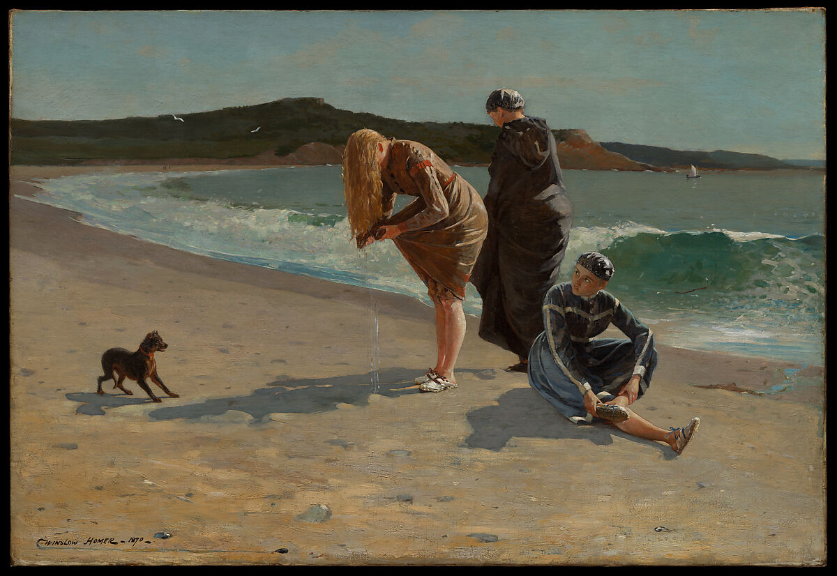 Eagle Head, Manchester, Massachusetts (High Tide), Winslow Homer  American, Oil on canvas, American