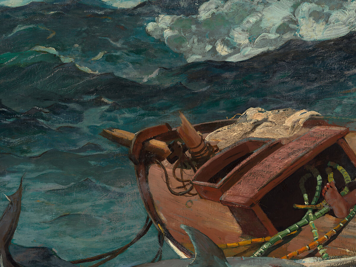 The Gulf Stream, Winslow Homer (American, Boston, Massachusetts 1836–1910 Prouts Neck, Maine), Oil on canvas, American