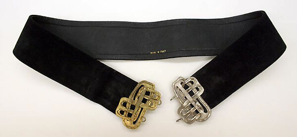 Coat, Ben Kahn Furs (American, founded 1921), a) fur, synthetic; b) leather, metal, American