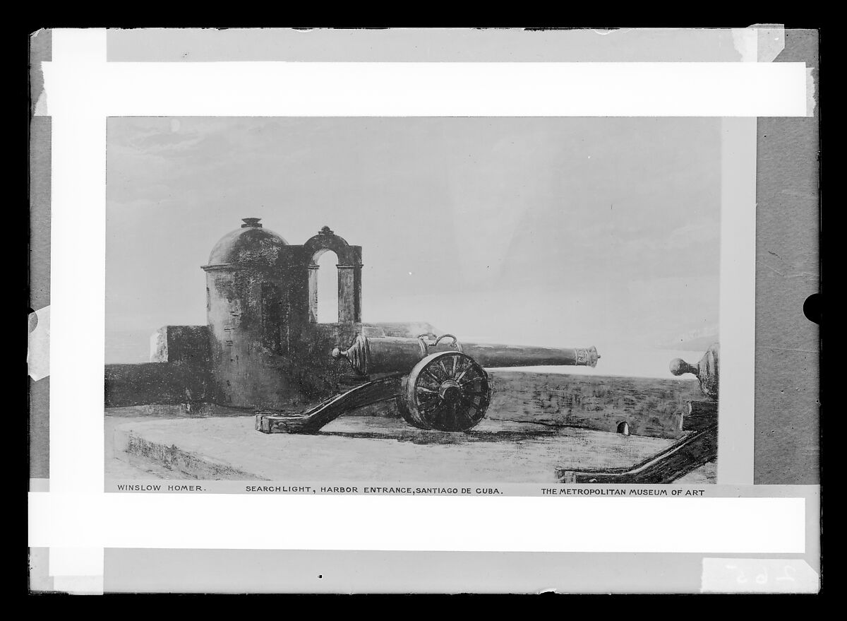 Searchlight on Harbor Entrance, Santiago de Cuba, Winslow Homer (American, Boston, Massachusetts 1836–1910 Prouts Neck, Maine), Oil on canvas, American
