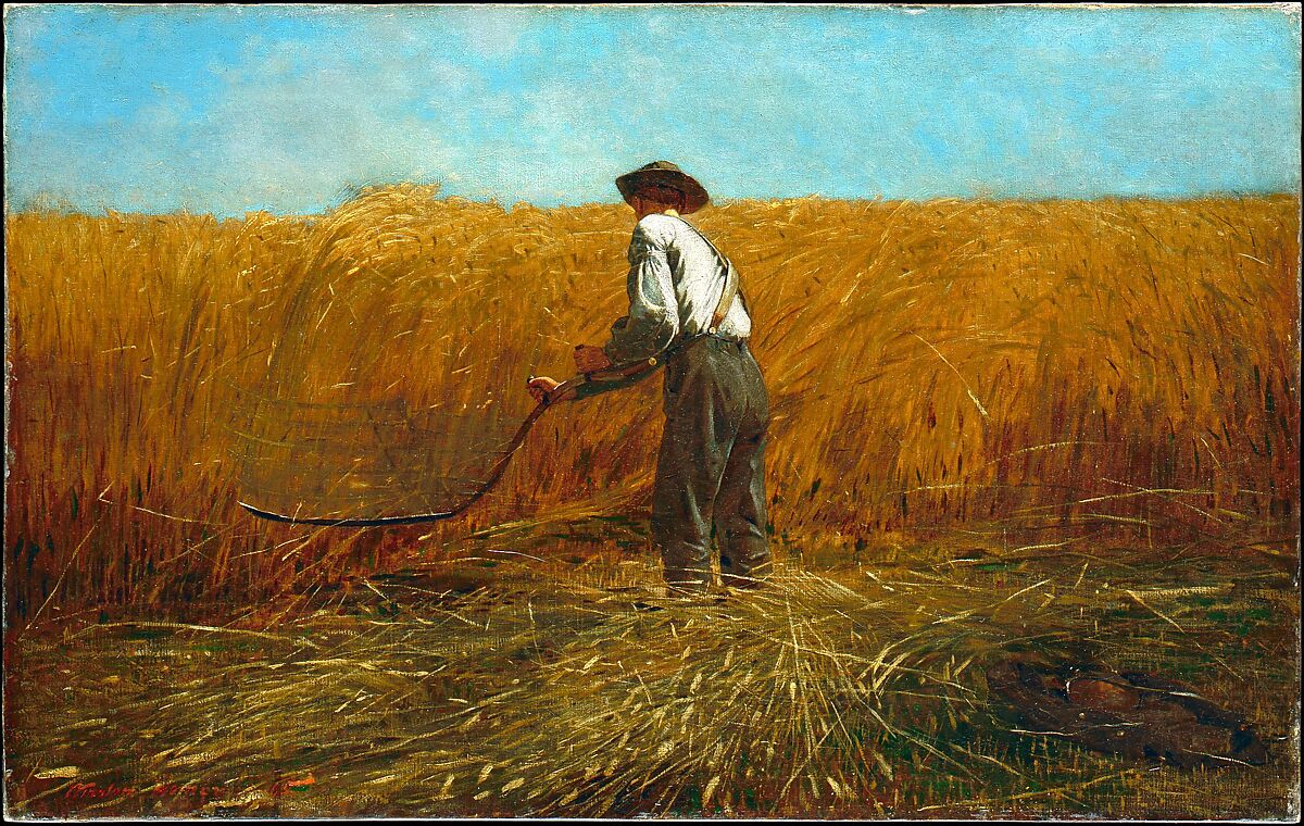 The Veteran in a New Field, Winslow Homer  American, Oil on canvas, American