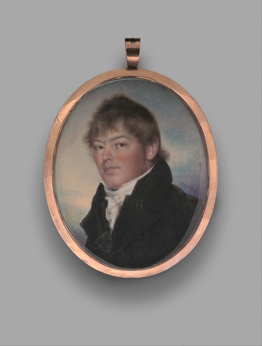 Rudolphus Bogert, Parmenas Howell (1784–1808), Watercolor on ivory, American 