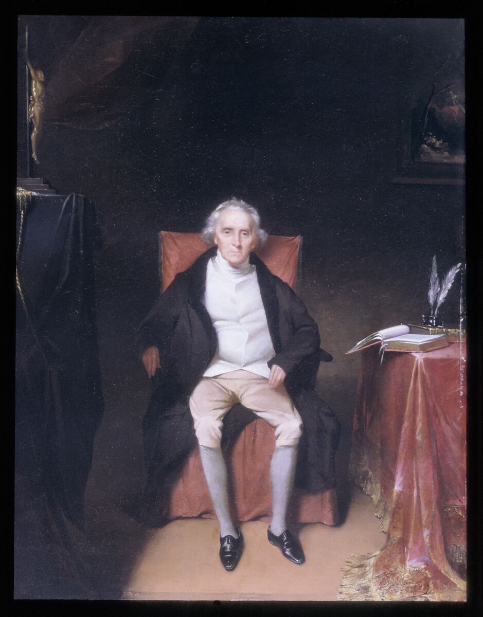 Charles Carroll of Carrollton, William James Hubard (1809–1862), Oil on wood, American 