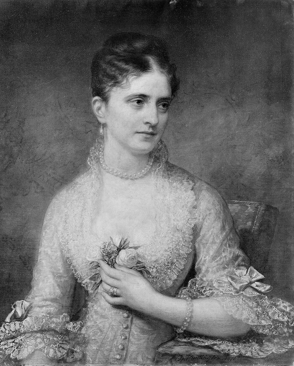 Mrs. Sylvester Dering, Daniel Huntington (American, New York 1816–1906 New York), Oil on canvas, American 