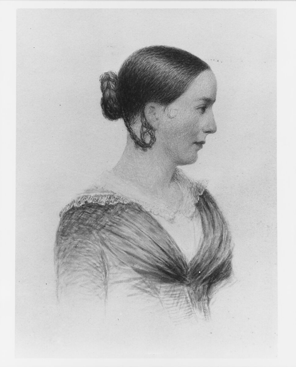 Mrs. Albert Bridges, Henry Inman (American, Utica, New York 1801–1846 New York), Watercolor on off-white Bristol board, American