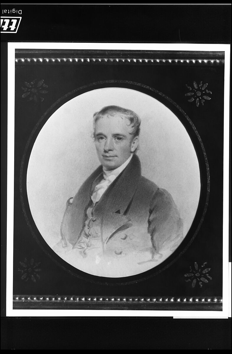 Portrait of the Artist's Brother (John Inman?), Henry Inman (American, Utica, New York 1801–1846 New York), Watercolor on ivory, American 