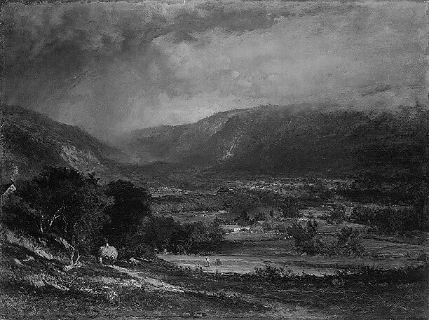 The Delaware Valley, George Inness (American, Newburgh, New York 1825–1894 Bridge of Allan, Scotland), Oil on canvas, American 