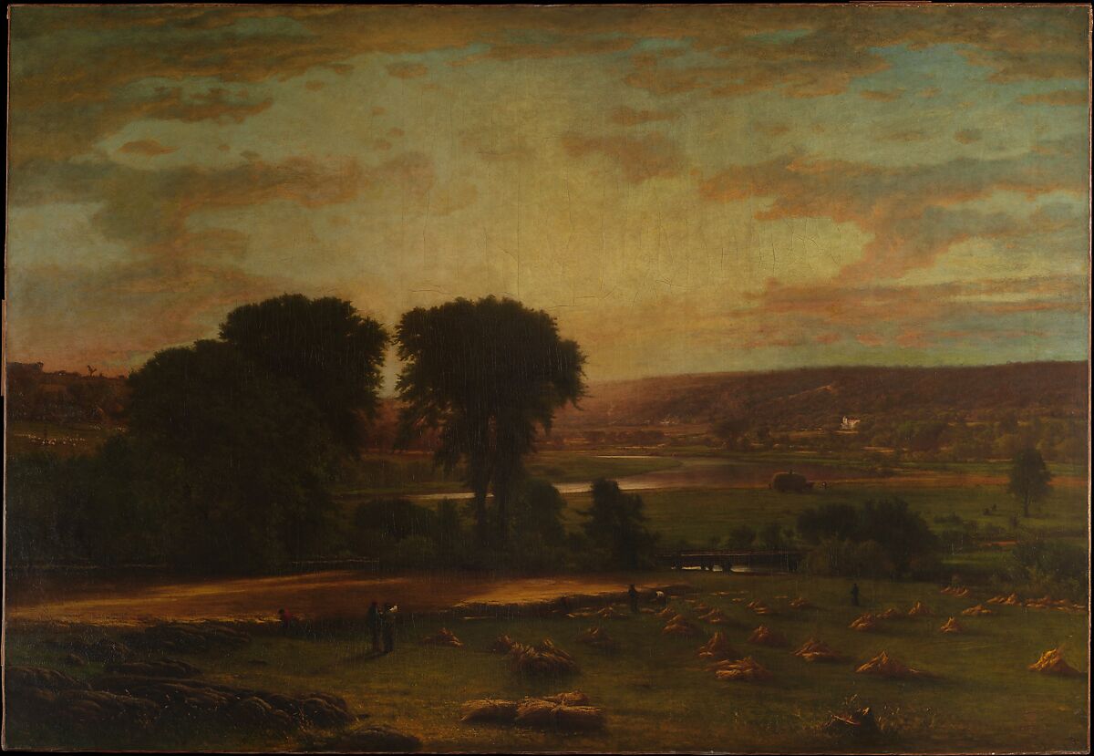 Peace and Plenty, George Inness (American, Newburgh, New York 1825–1894 Bridge of Allan, Scotland), Oil on canvas, American 