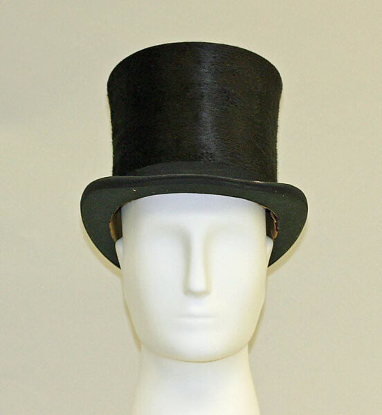 Top hat, silk, American 