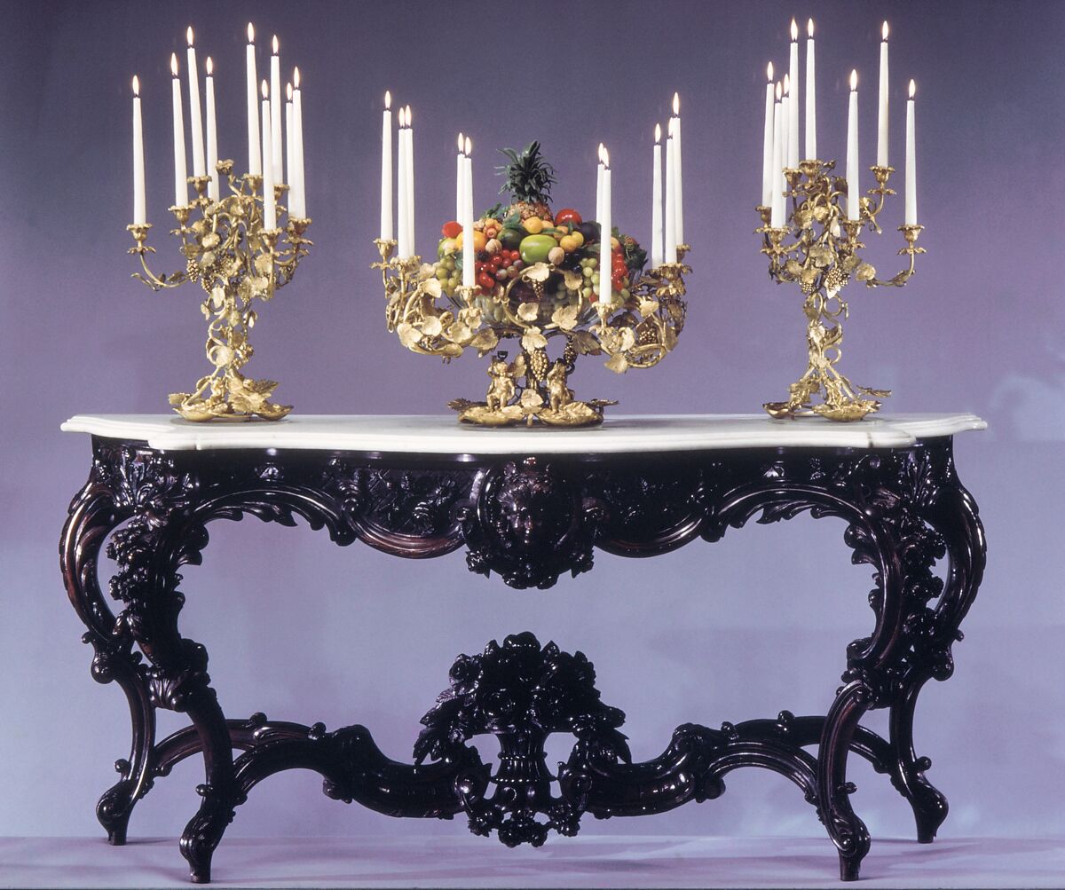Candelabrum, Gilt bronze