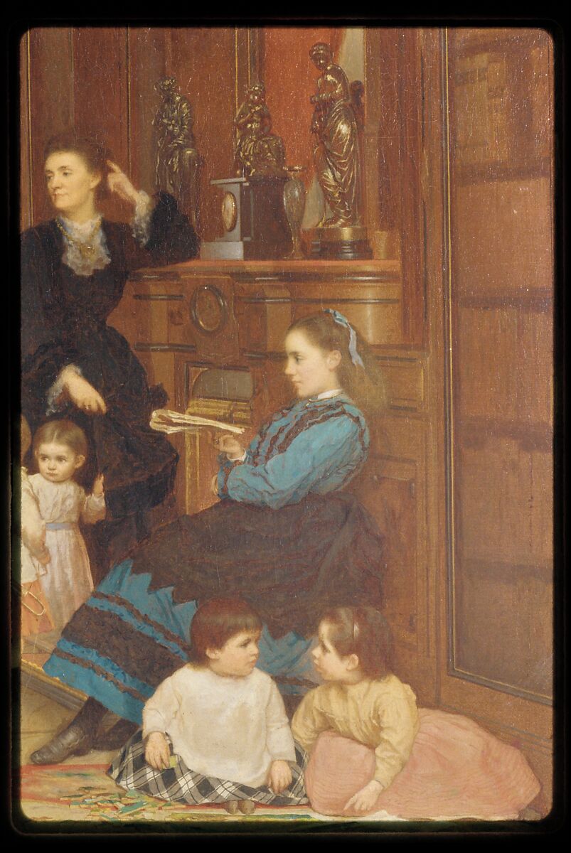 The Hatch Family, Eastman Johnson (American, Lovell, Maine 1824–1906 New York), Oil on canvas, American
