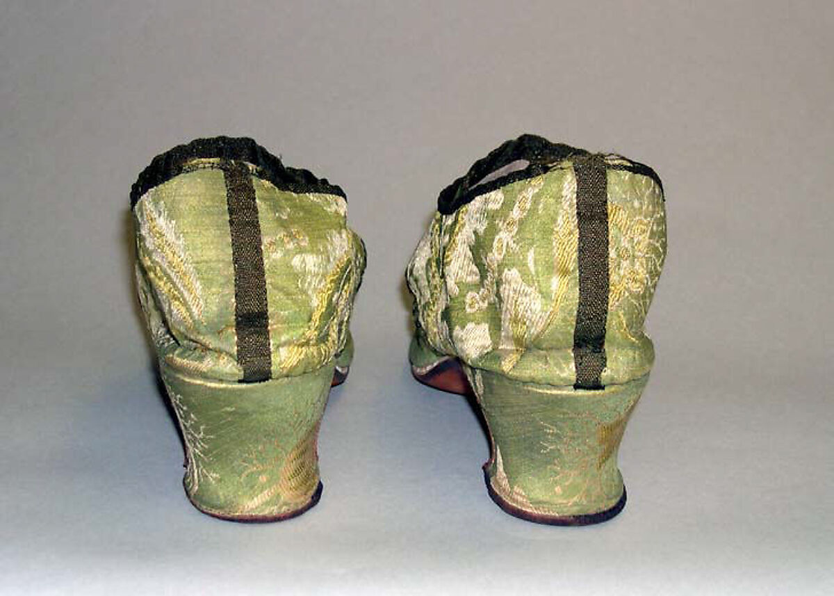 Shoes, silk, American or European