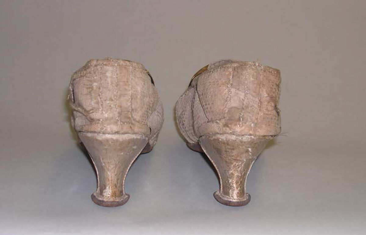 Shoes, silk, British