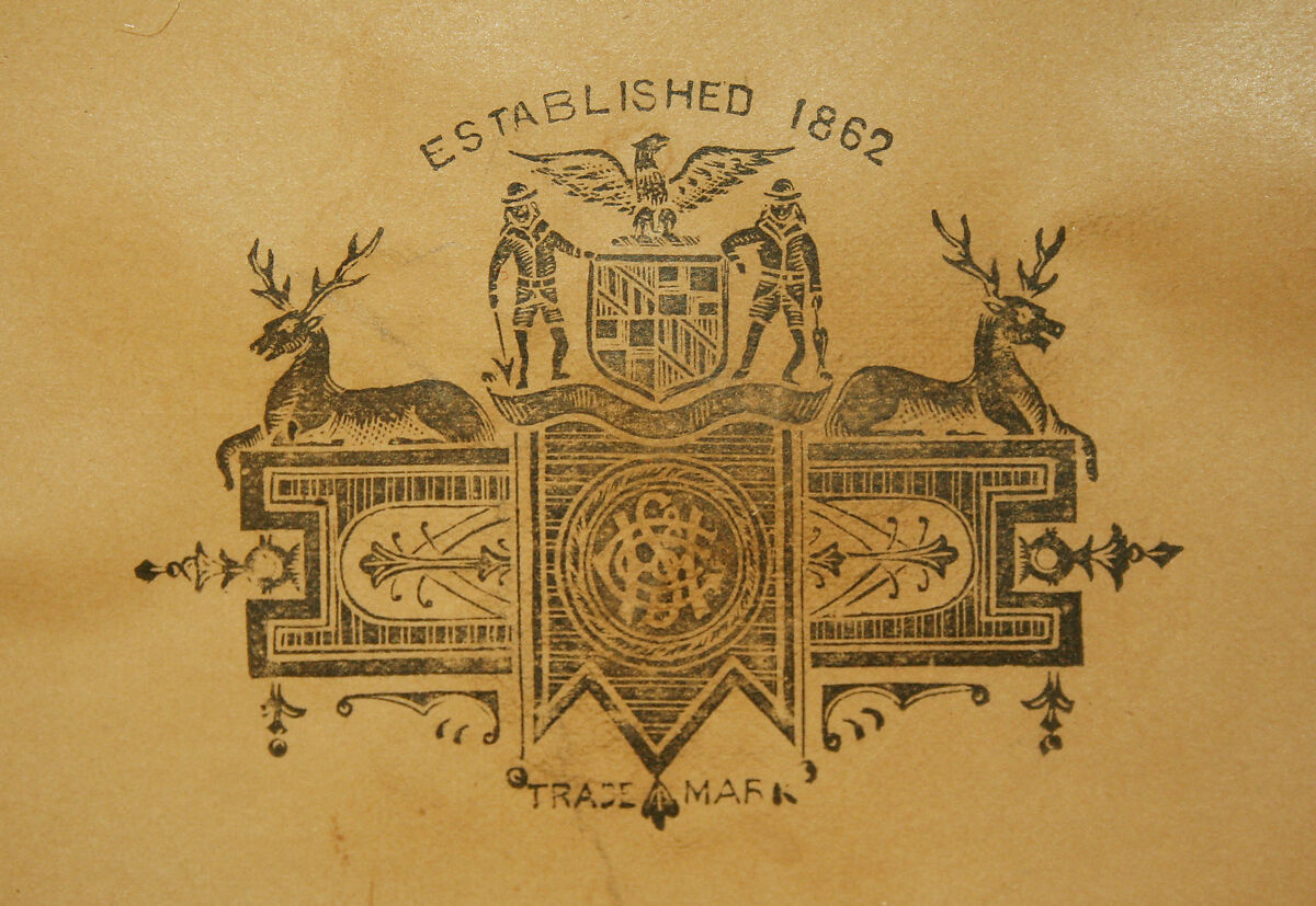 Boater, straw, cotton, American