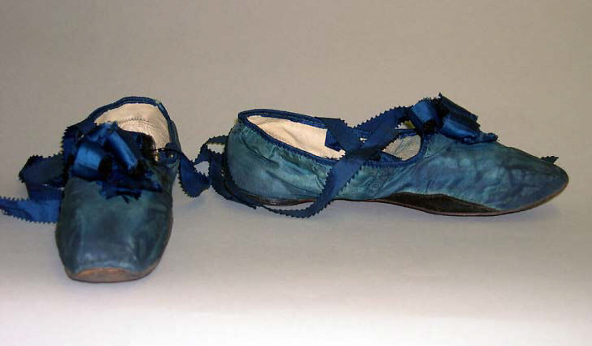 Shoes, silk, American or European 