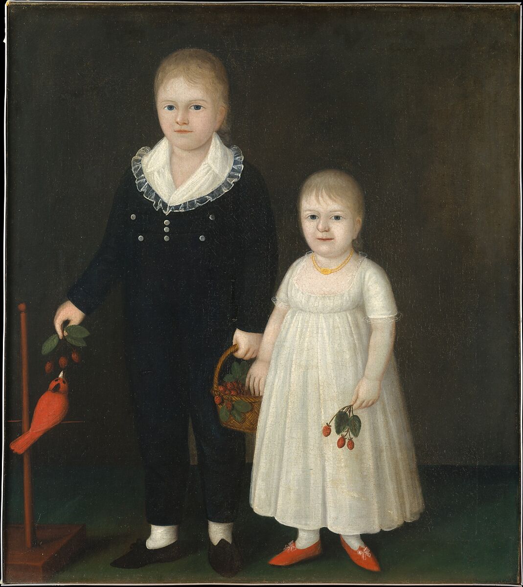 Edward and Sarah Rutter, Joshua Johnson  American, Oil on canvas, American