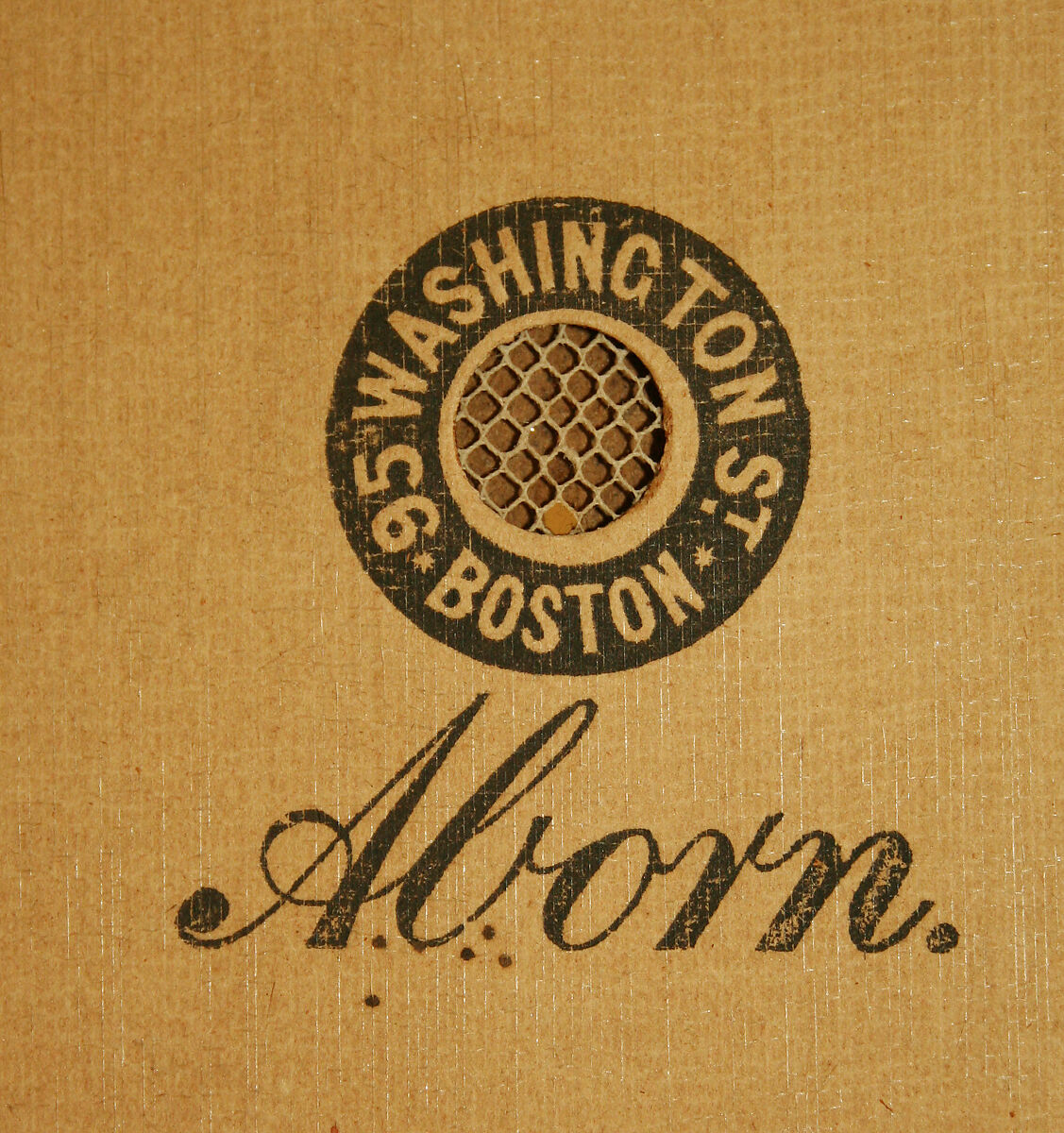Hat, Samuel O. Aborn (American, 1817–1899), (a) beaver fur; (b, c) leather, American