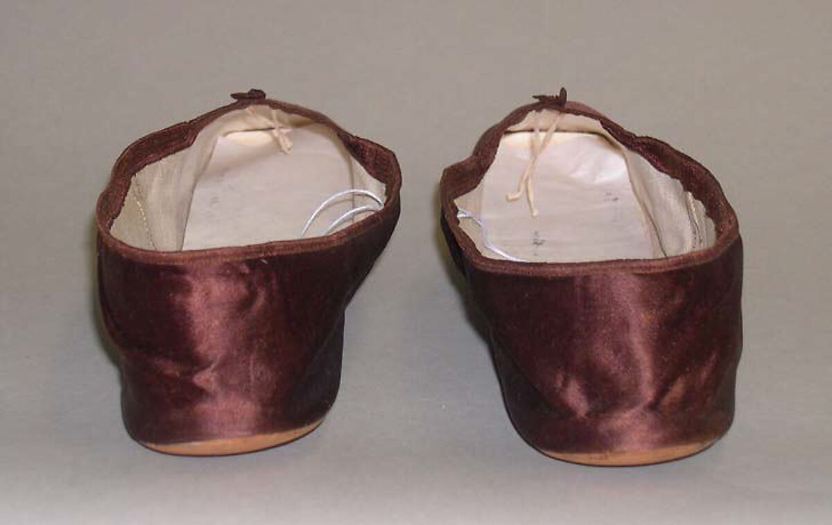 Shoes, silk, American or European