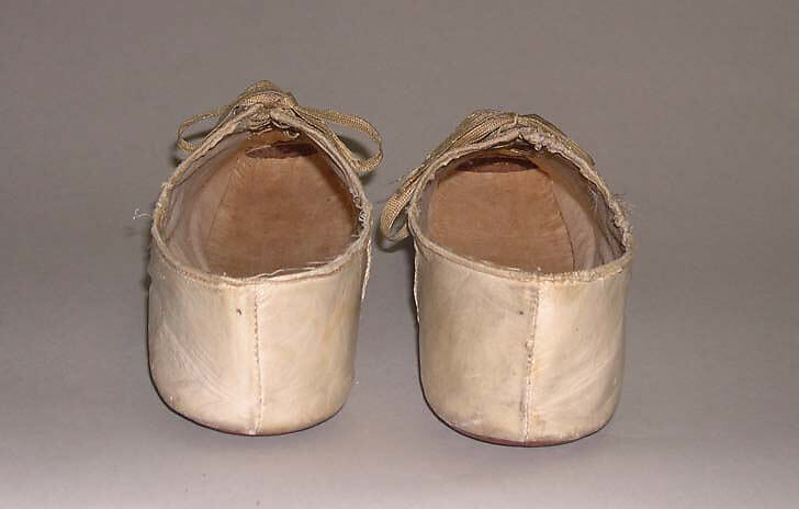 Slippers, leather, American