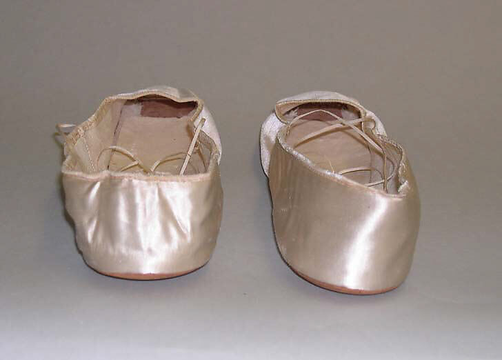 Slippers, silk, American