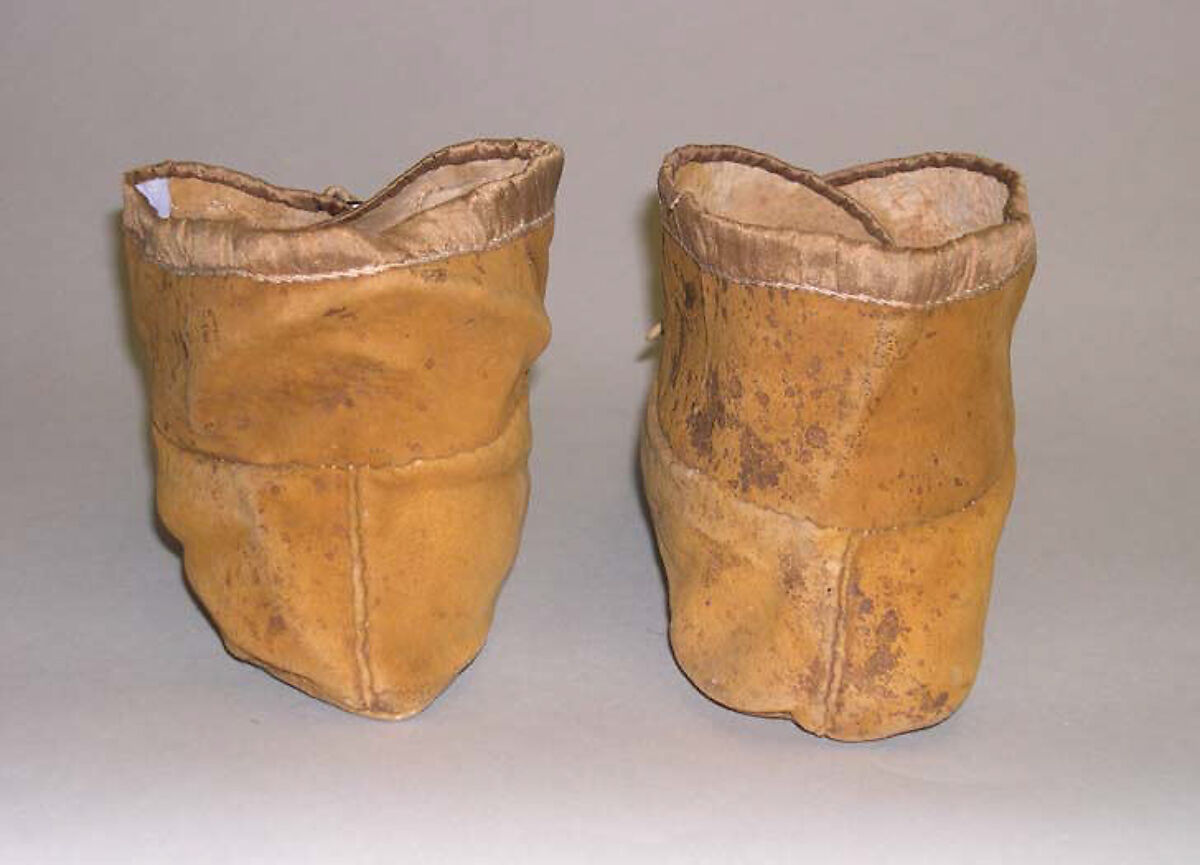 Moccasins, silk, American