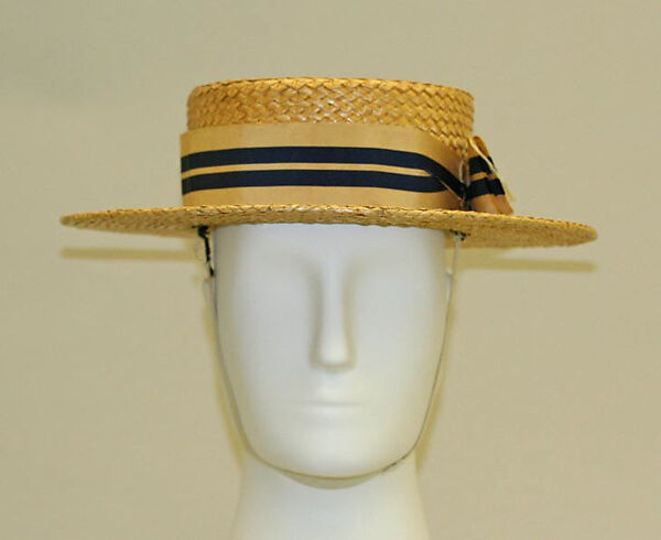 Sailor hat, straw, British 