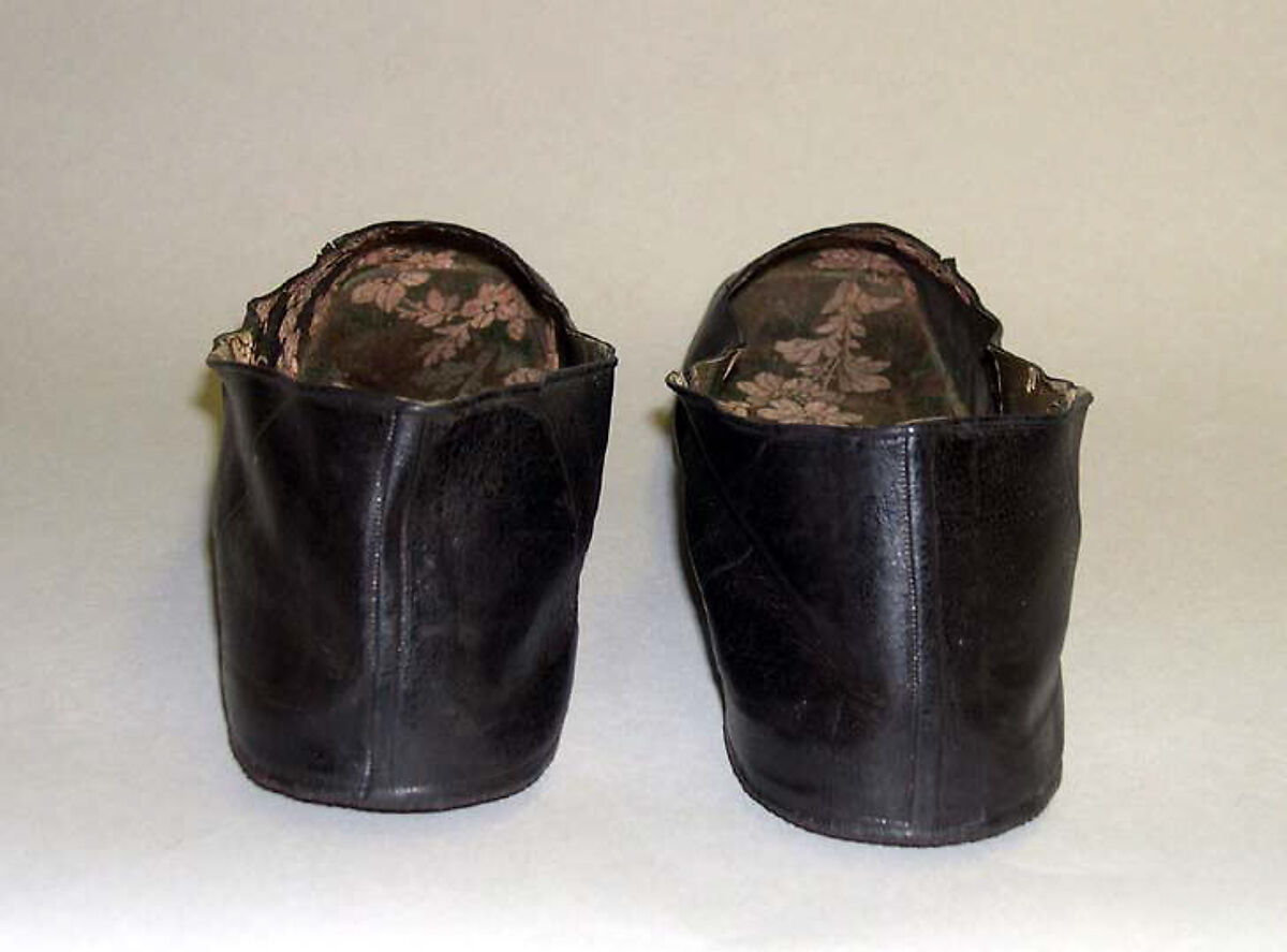 Overshoes, rubber, silk, American