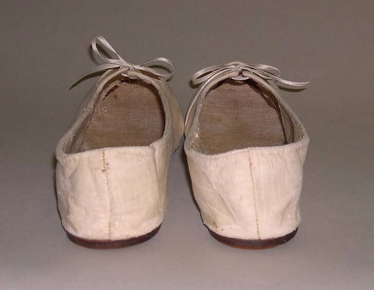 Slippers, leather, American