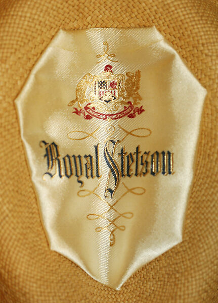 Panama hat, straw, American