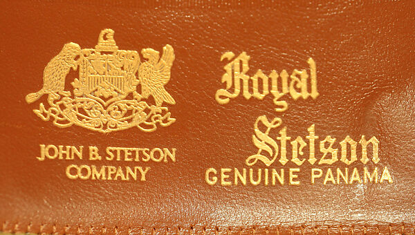 Panama hat, straw, American