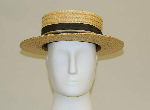 Hat, straw, American 