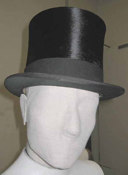 Top hat, silk, wool, British