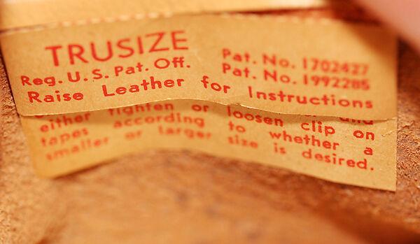 Boater, straw, silk, leather, American