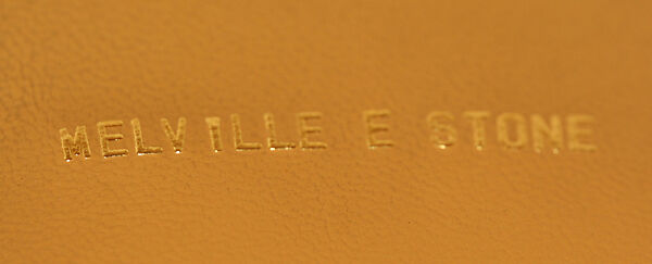 Boater, straw, silk, leather, American