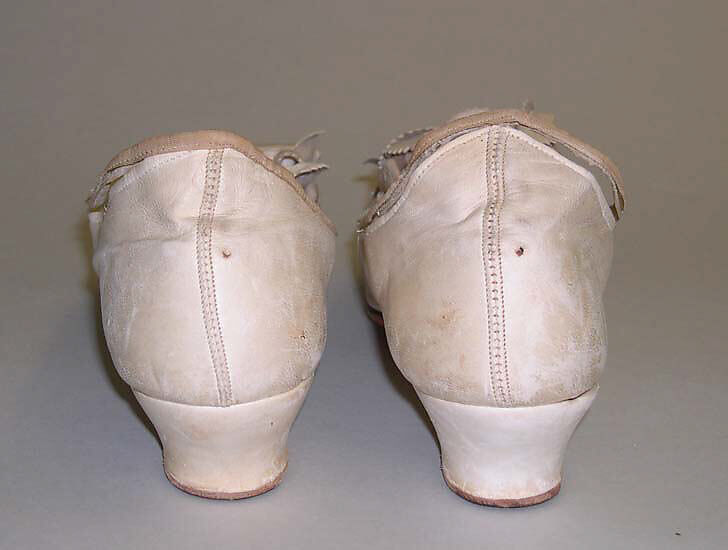Wedding slippers, leather, American