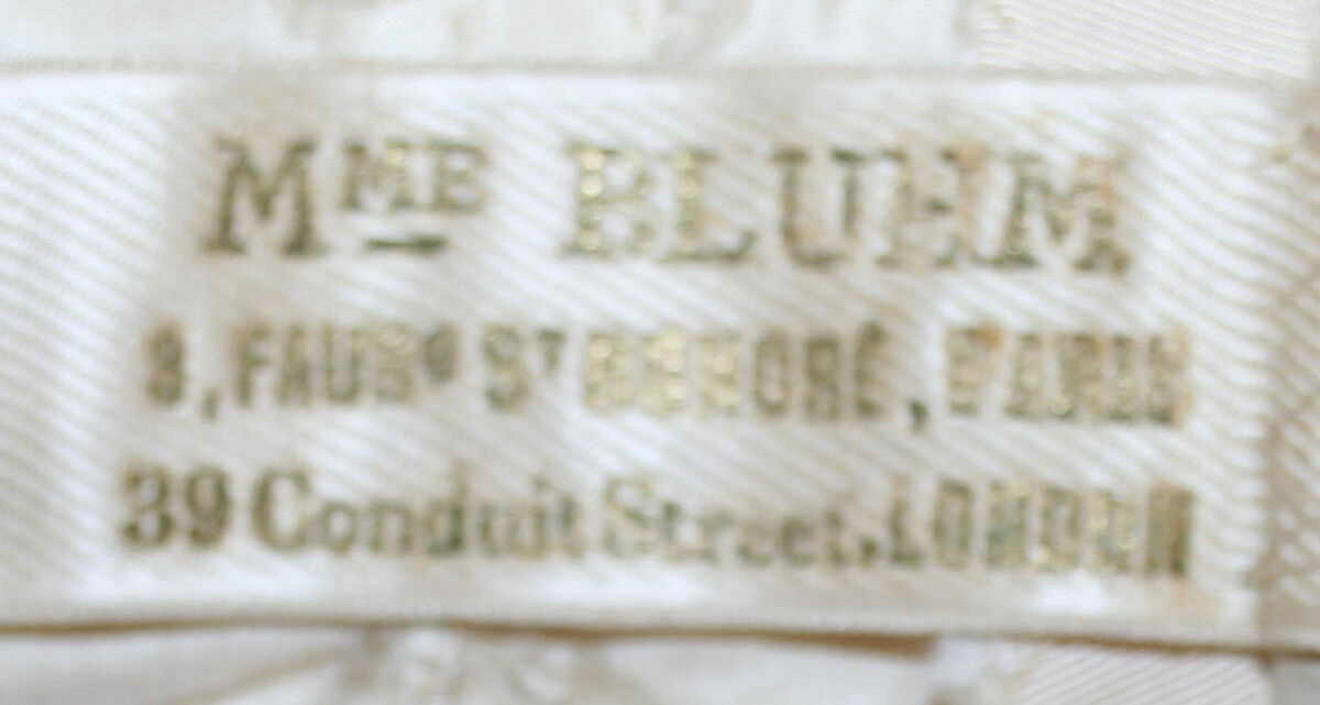 Wedding ensemble, (a, b) silk, European