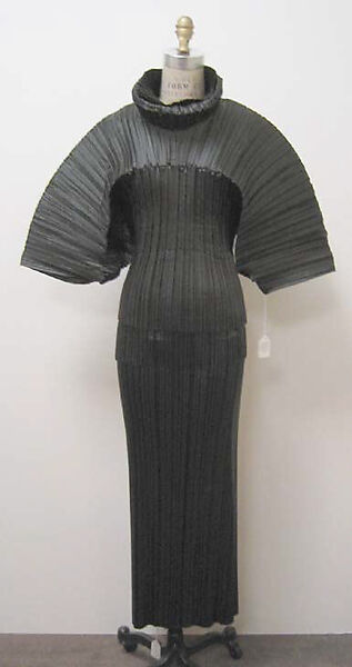 Ensemble, Issey Miyake (Japanese, 1938–2022), a,b) synthetic, Japanese