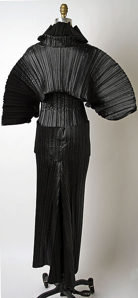 Ensemble, Issey Miyake (Japanese, 1938–2022), a,b) synthetic, Japanese