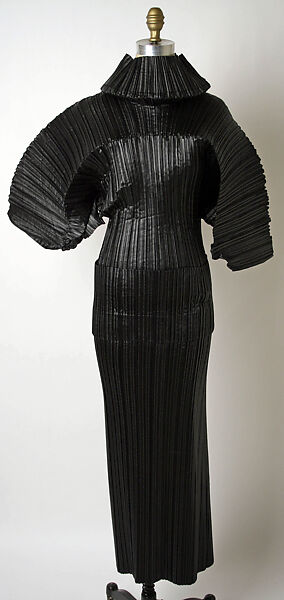 Ensemble, Issey Miyake (Japanese, 1938–2022), a,b) synthetic, Japanese 